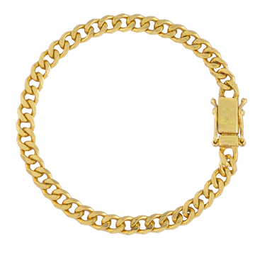 Pulseira Grumet (6mm) Banhada a Ouro 18K