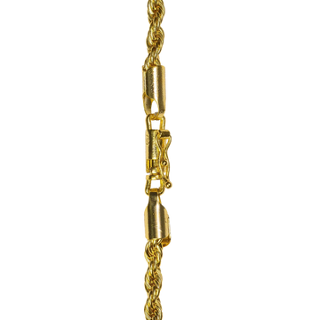 Corrente Cordão Baiano (4mm) Banhado a Ouro 18K