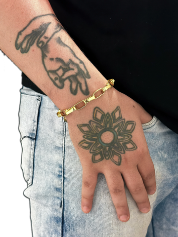 Pulseira Cartier (8mm) Banhada a Ouro 18K