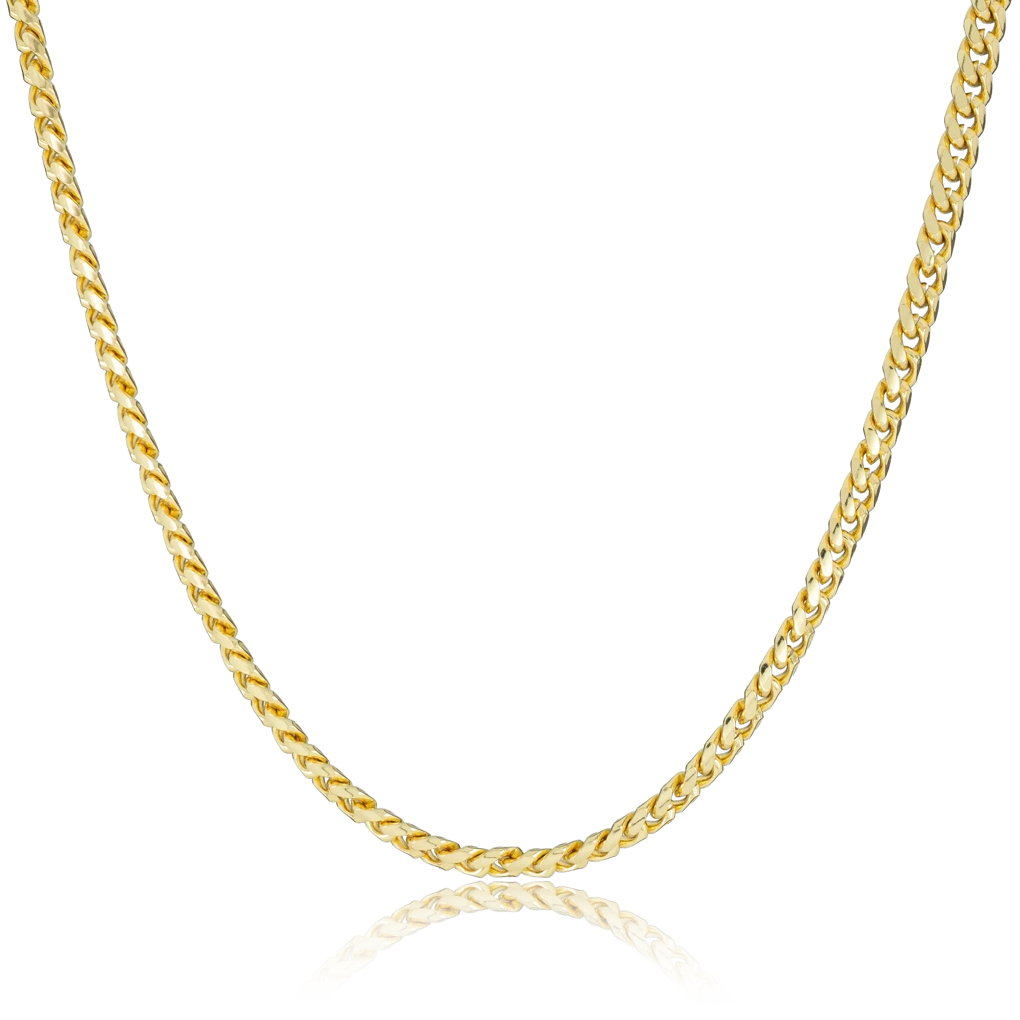 Corrente Cuban (6.5mm) Banhado a Ouro 18K