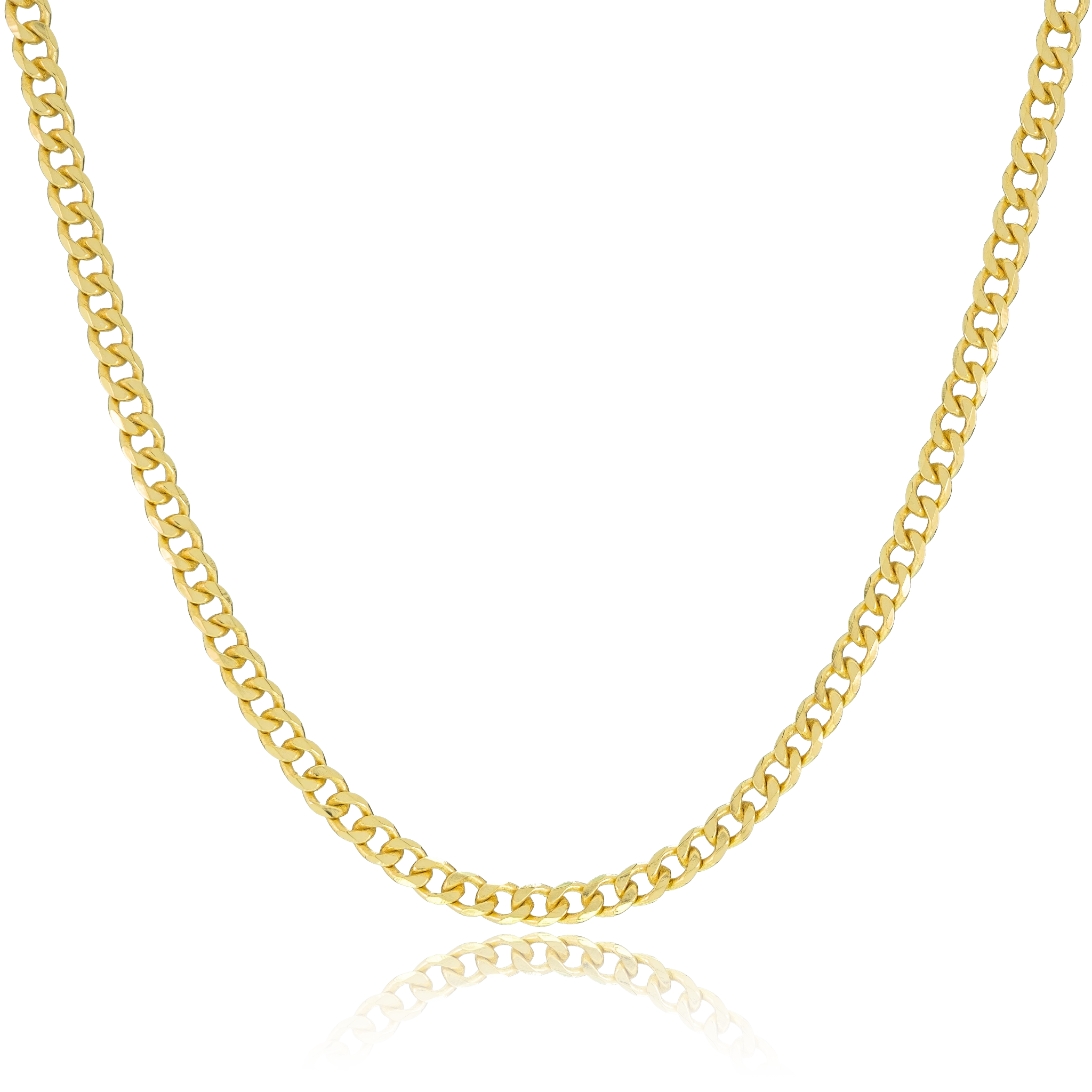 KIT Corrente + Pulseira Grumet 6mm - Banhado a Ouro 18K