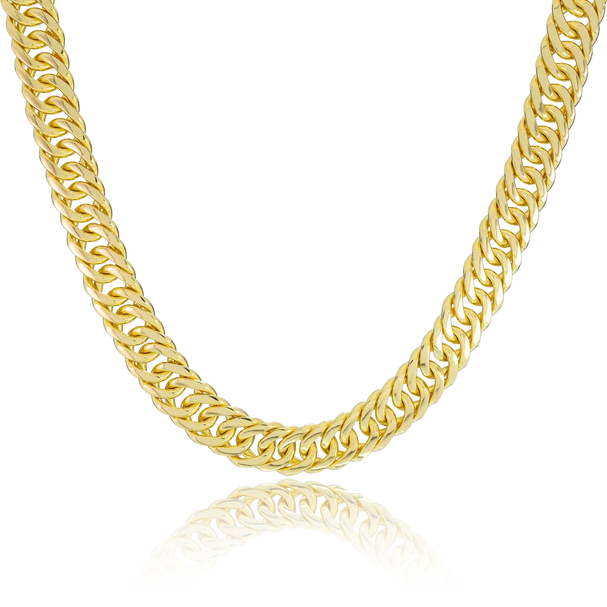 Corrente Grumet Dupla (13mm) Banhado a Ouro 18K