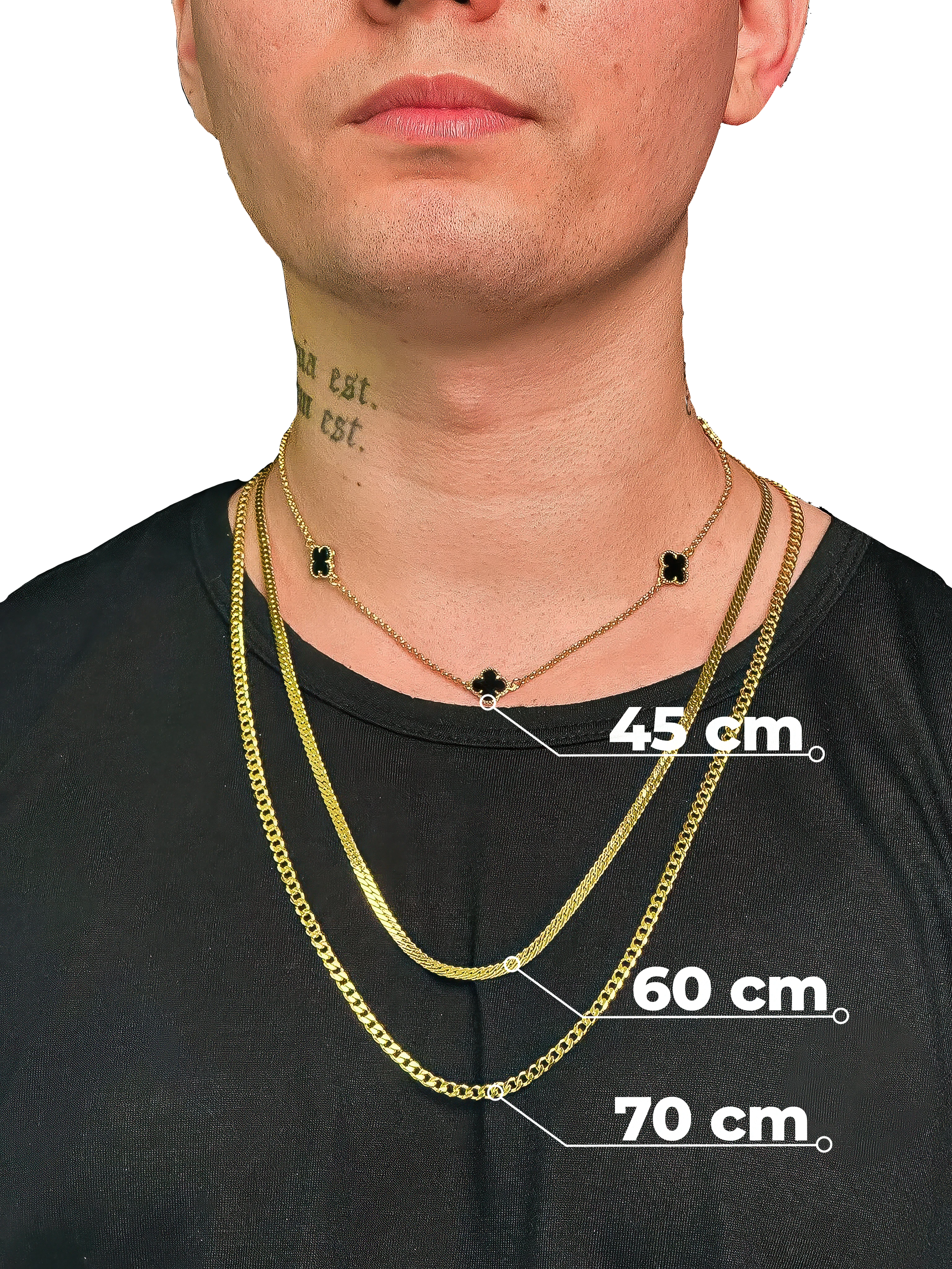 Corrente Grumet (6mm) Banhada a Ouro 18K