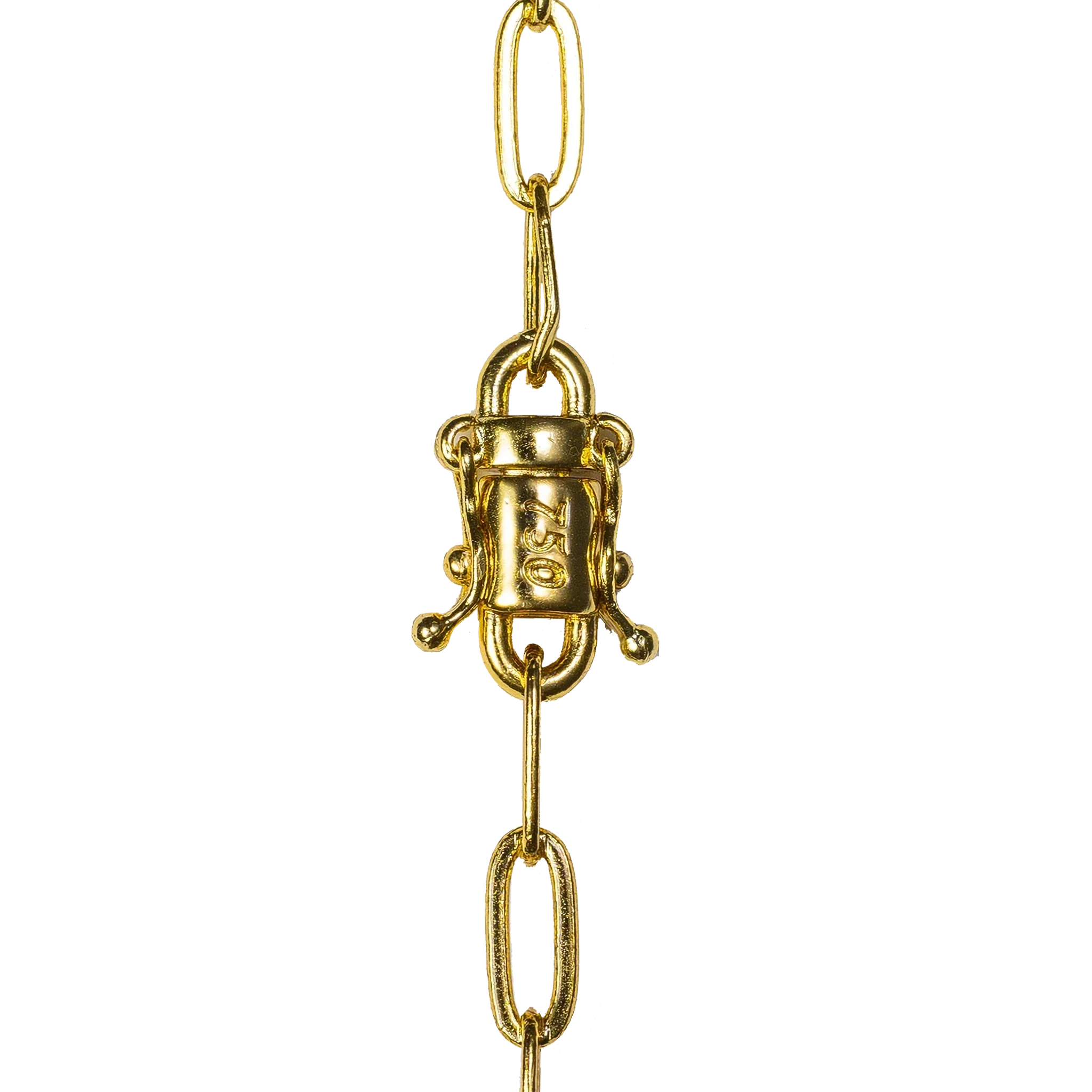 Corrente Meia Cana (5mm) Banhado a Ouro 18K