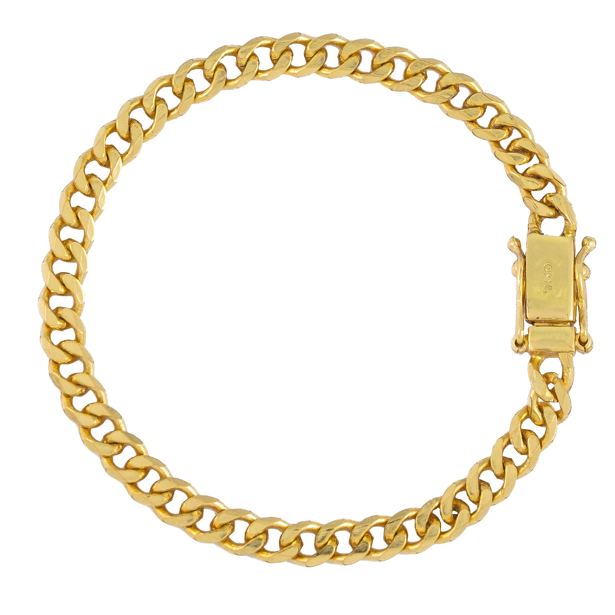Pulseira Grumet (6mm) Banhada a Ouro 18K