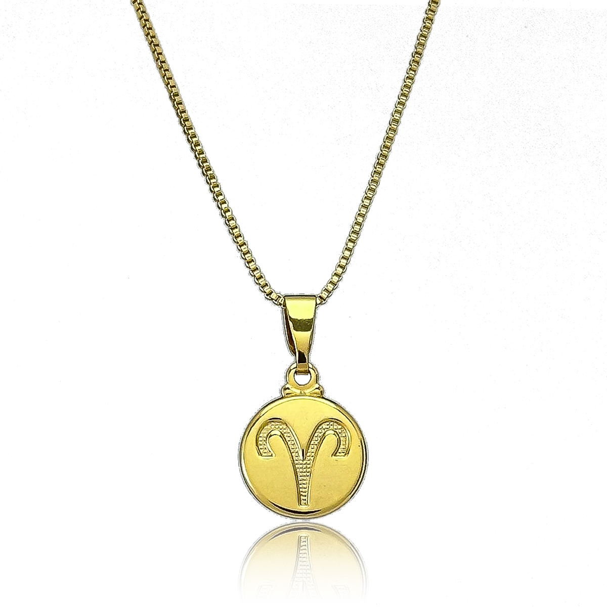 Colar Signo Banhado a Ouro 18K