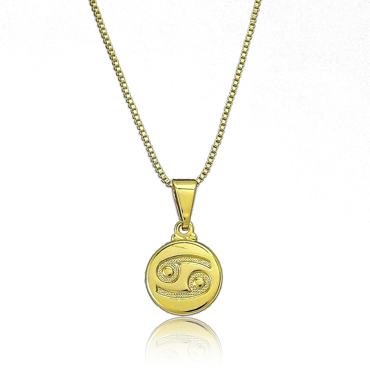 Colar Signo Banhado a Ouro 18K