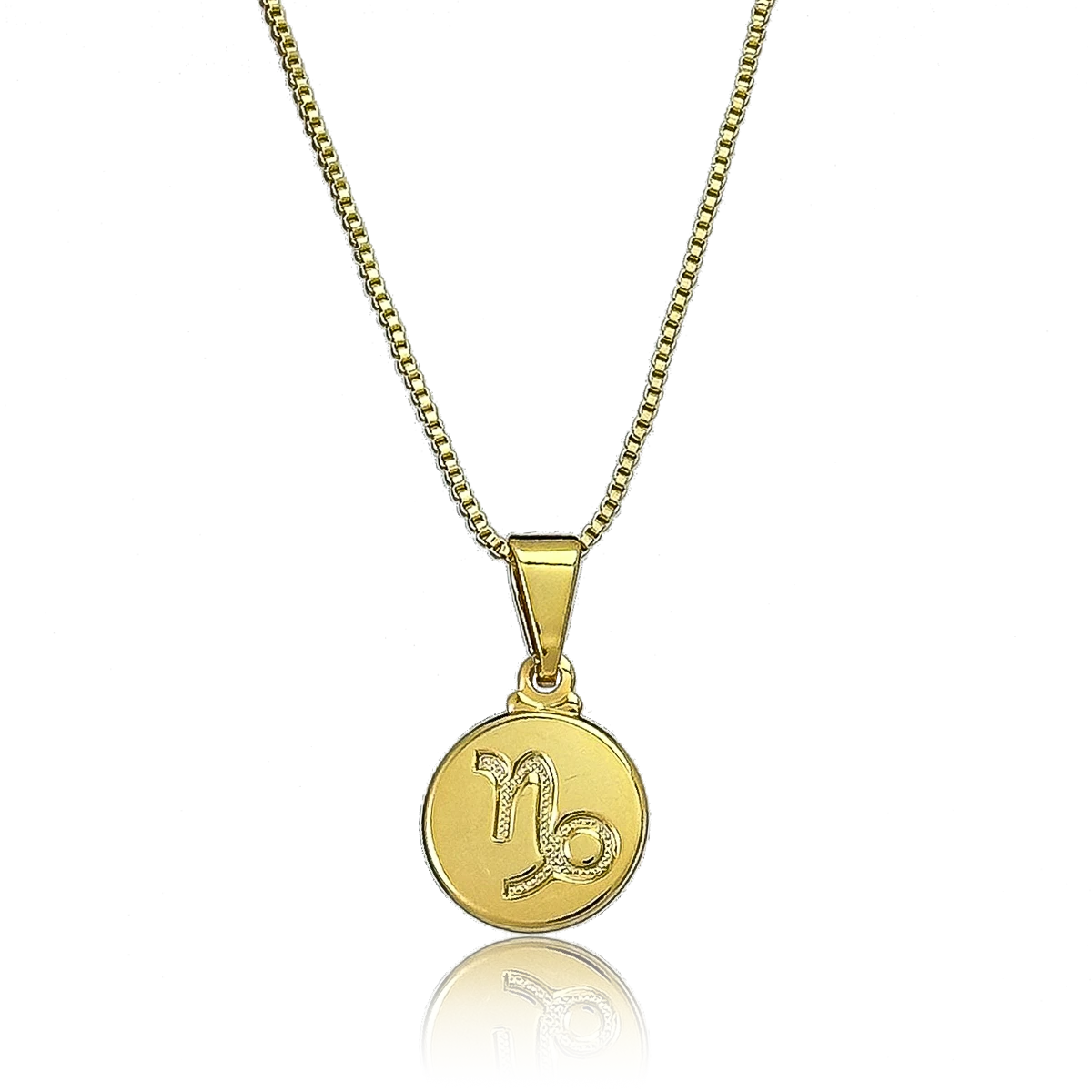 Colar Signo Banhado a Ouro 18K