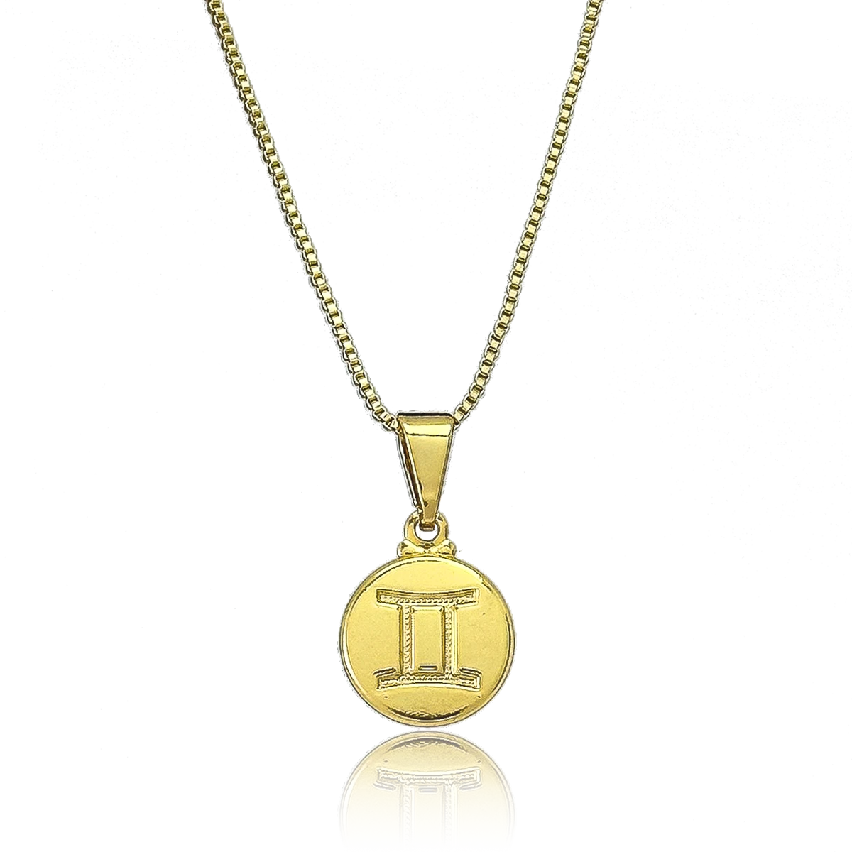 Colar Signo Banhado a Ouro 18K