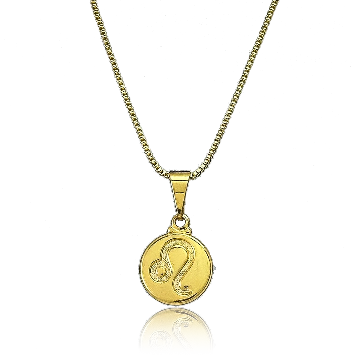 Colar Signo Banhado a Ouro 18K
