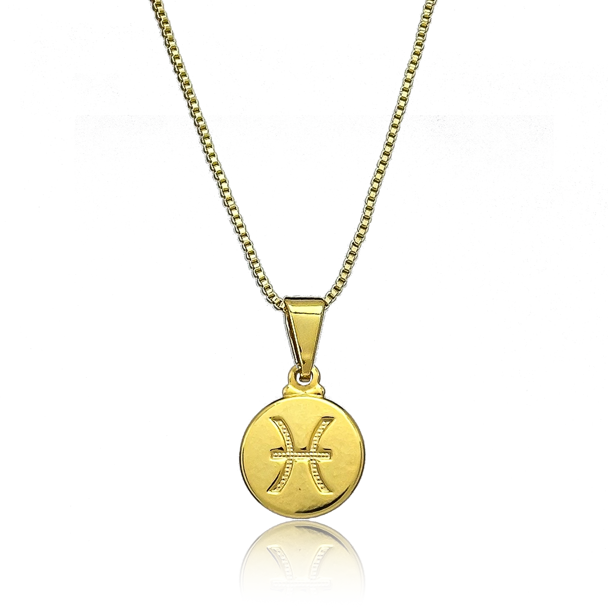 Colar Signo Banhado a Ouro 18K