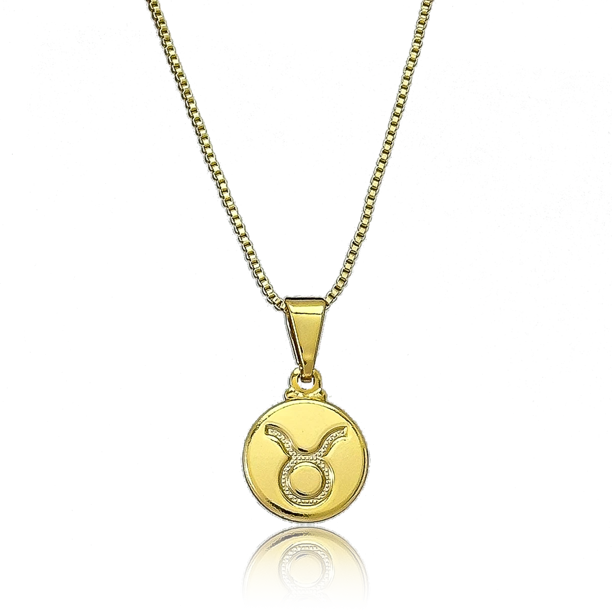 Colar Signo Banhado a Ouro 18K