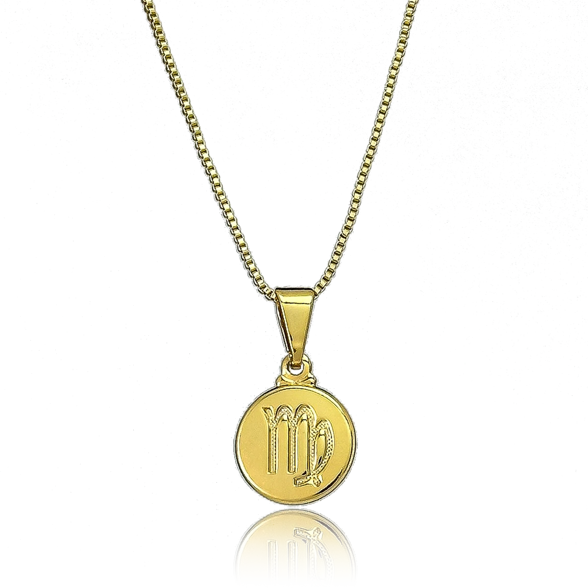 Colar Signo Banhado a Ouro 18K